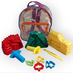 Vintage Playdough Dinosaur Molds In Backpack